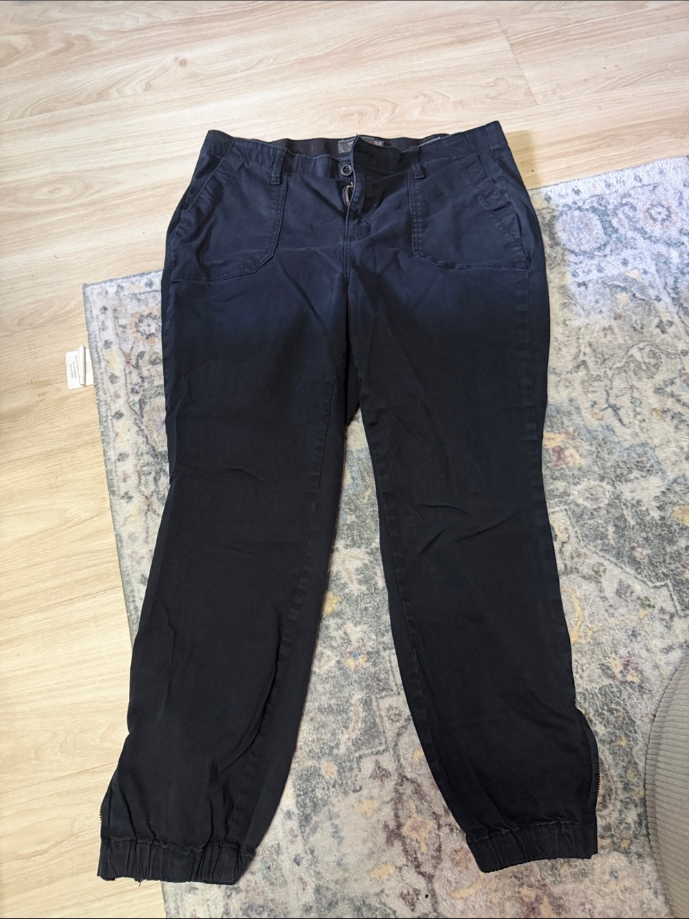 torrid Black Ankle-Length Jogger Pants